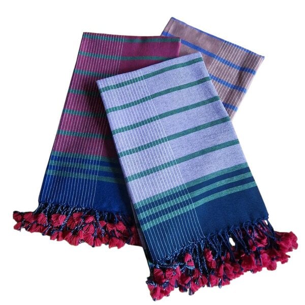 Cotton and Olive Ezra Multicoloured Hammam Towel | SECONDS