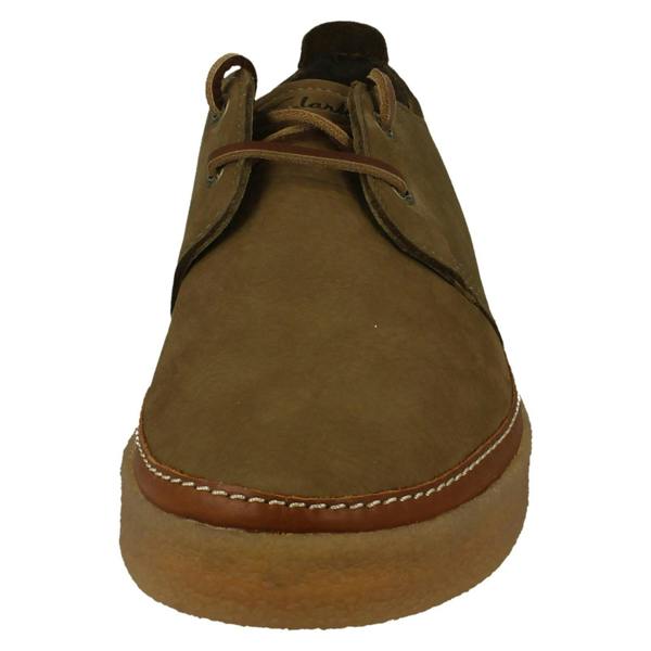 Clarks Mens Clarks Casual Crepe Sole Lace Up Shoes Clarkwood Low