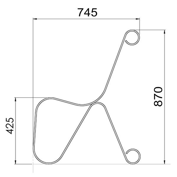 Norfolk Garden Furniture The 4 Seater Curved-Back Bench