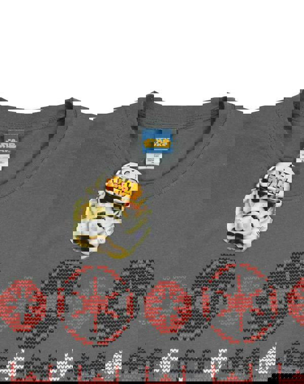 Star Wars Mens Grey Darth Vader Short Sleeved T-Shirt