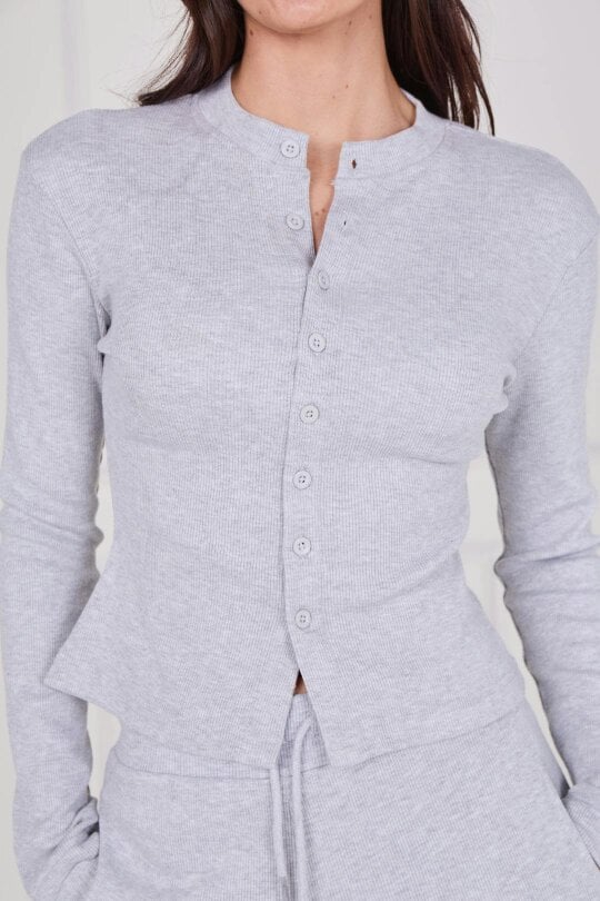 Ribbed Button-Up Co-Ord Set