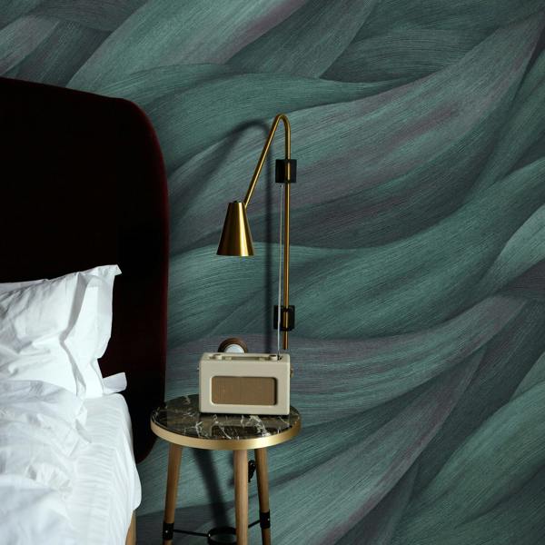 Erismann Leaf Waves Luxury Wallpaper