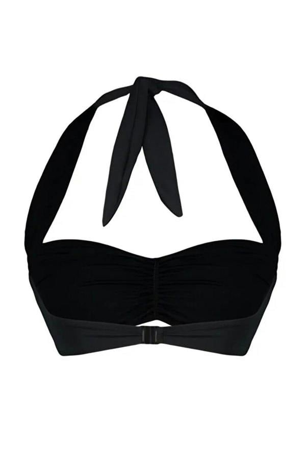 WOVCOR Ruched Bralette Covered Bikini Top