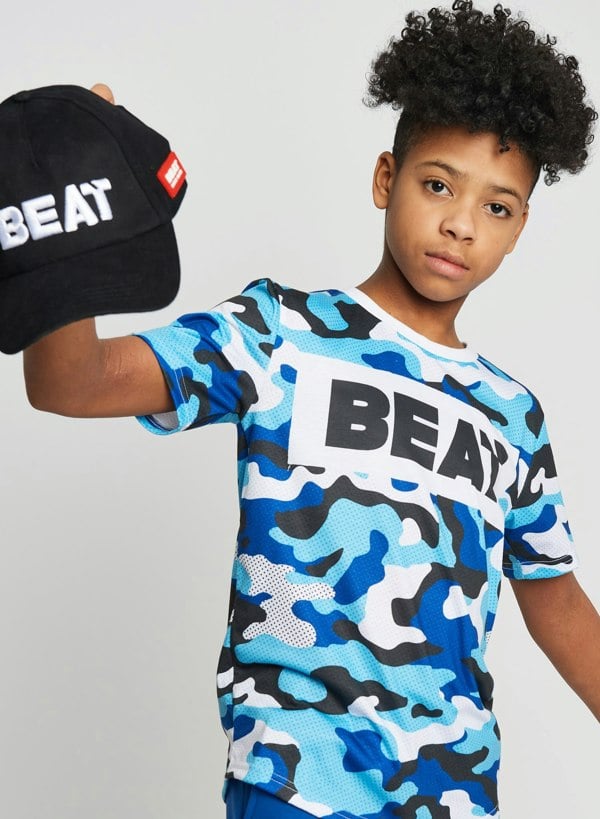 Beat Boyz Club Freestyle T-Shirt - Cobalt Camo