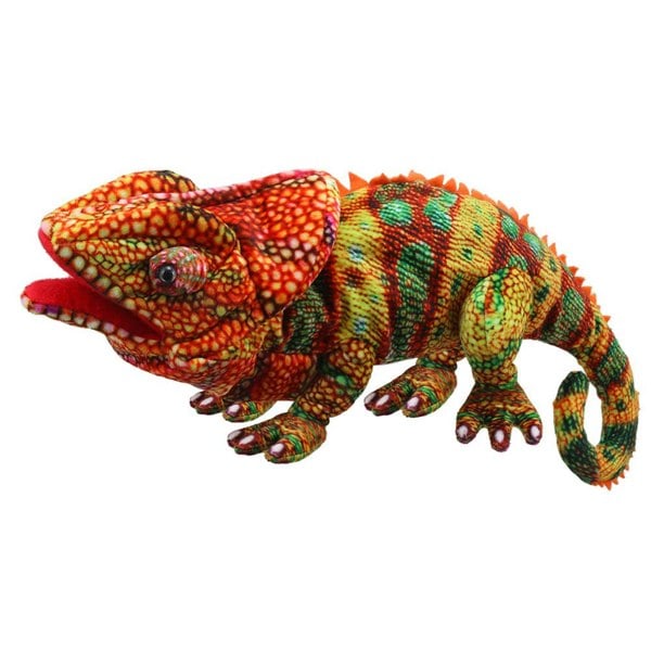 The Puppet Company Chameleon (Orange) - Large Creatures