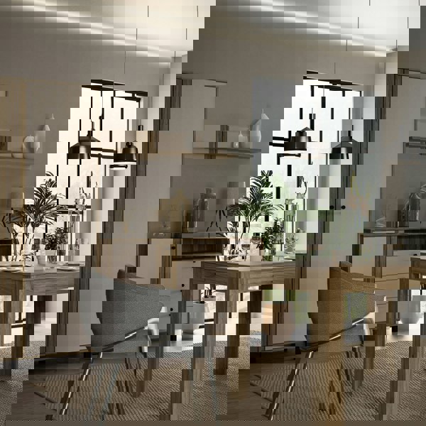 Furniture To Go Grafton 1 Door 3 Drawer Chest In Cream and Oak