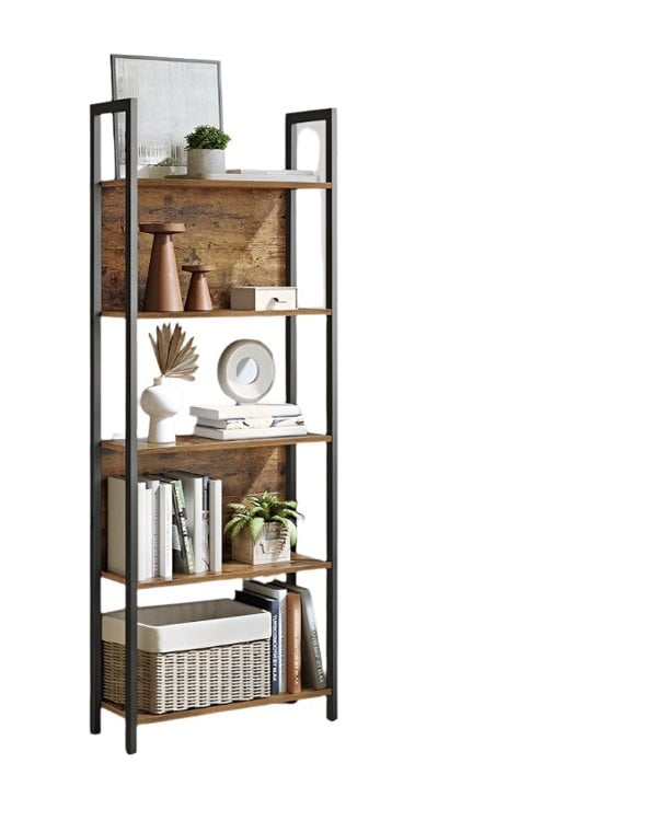 Modcraft 6-Shelf Industrial Bookcase with Steel Structure
