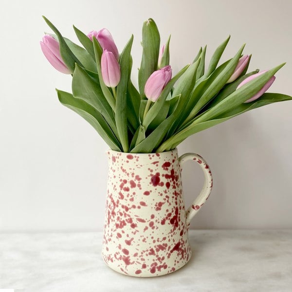Hot Pottery Jug Cranberry