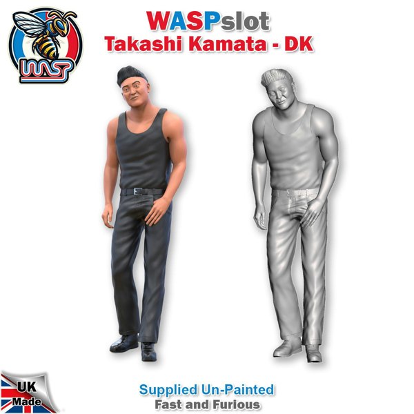 MCSlots Fast and Furious DK Unpainted Figure 1:24 Scale Wasp