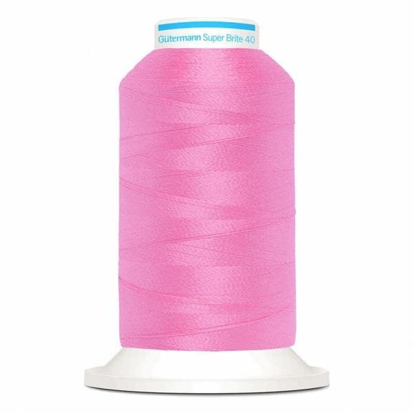 Gutermann Super Brite Polyester 40 Embroidery Thread 1000m Polyester Thread Suitable For Embroidery