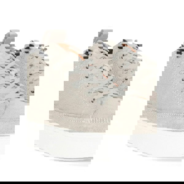 Justin Reess Josh - Men's Grey Suede Leather Trainers