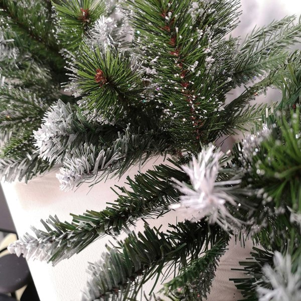 Samuel Alexander 1.8m Premier Christmas Artificial Fairmont Fir Snow Tipped Plain Green Garland