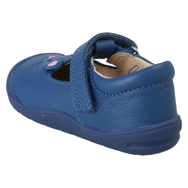 Start-rite Girls Startrite Cat Design Casual T-Bar Shoes Fellow