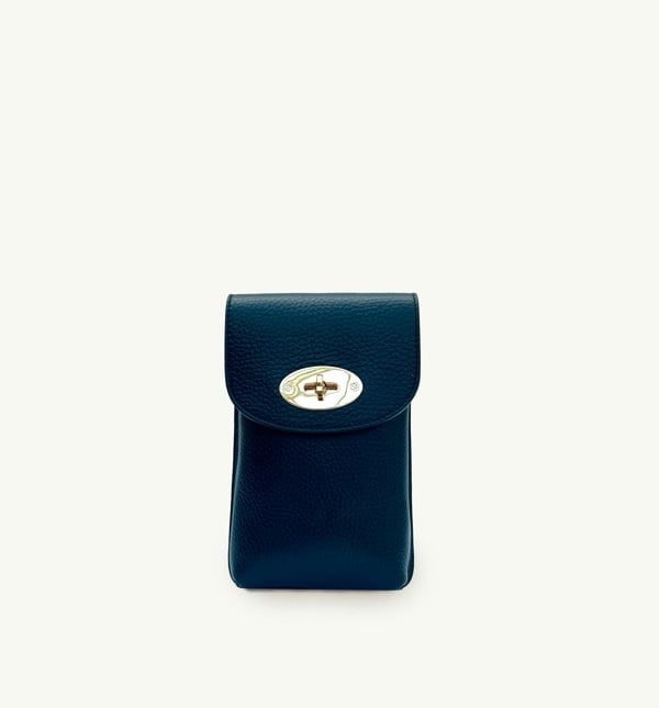 Apatchy London Navy Frankie Phone Bag