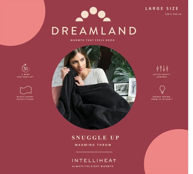 Dreamland Snuggle Up Warming Throw-Pink 120X160cm