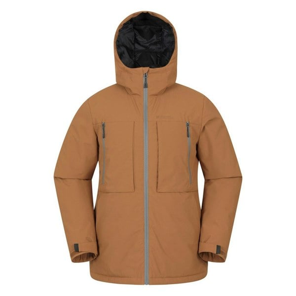 Mountain Warehouse Mens Langdon Water Resistant Padded Parka - Tan