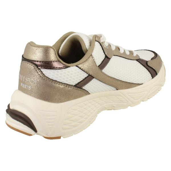 Elle Sport Ladies Elle Sport Chunky Lace Up Mesh Trainers F7563