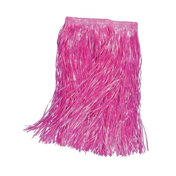 Bristol Novelty Unisex Adults Budget Grass Skirt - Pink - 