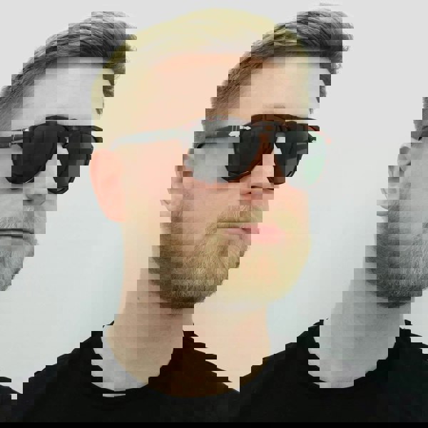 Persol Sunglasses 0649 24/31 Havana Green 52mm