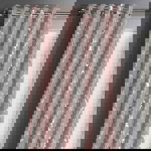 Velosso Onyx Blackout Eyelet Door Curtain - 117cm x 213cm