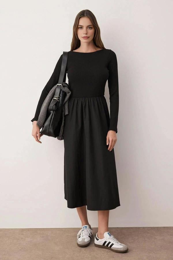 WOVCOR Maxi Woven Dress