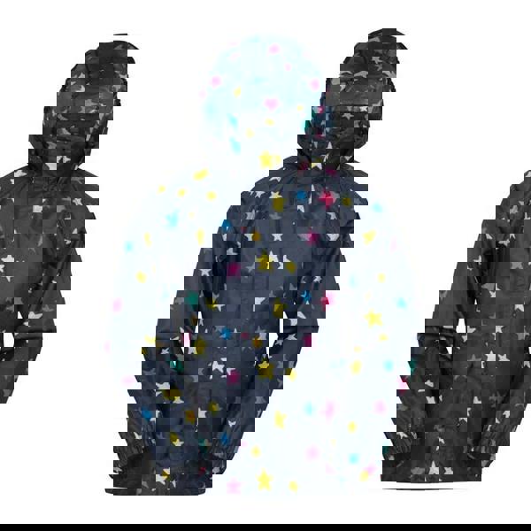 Mountain Warehouse Childrens/Kids Pakka Stars Waterproof Jacket - Navy - 