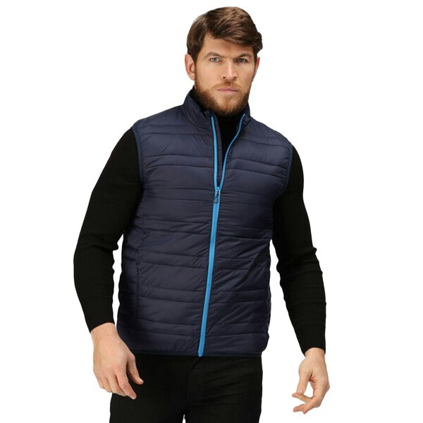 Regatta Mens Fire Down Padded Bodywarmer - Navy/French Blue