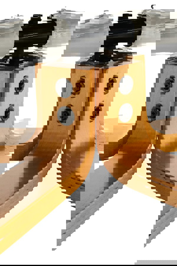 Living and Home Beige Swivel Faux Leather Lounge Recliner with Ottoman