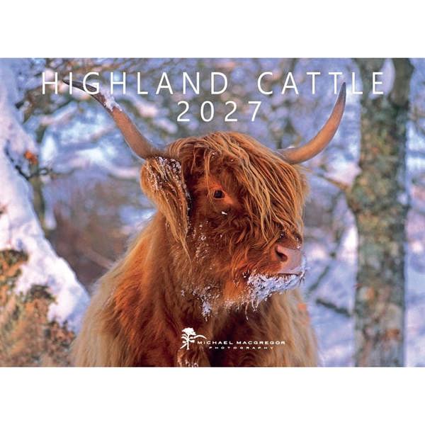 Michael MacGregor, Highland Cattle Calendar 2027, Wall Calendars, Month To View, Animals, Gift
