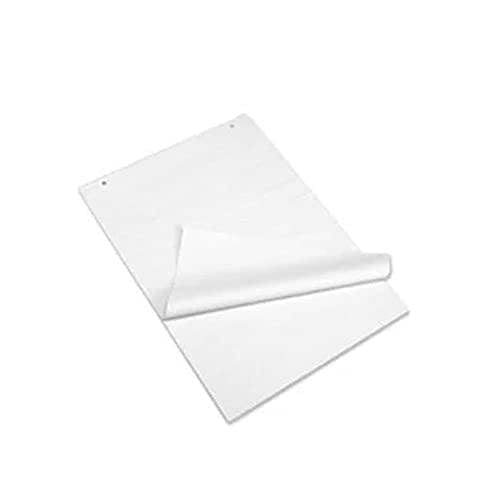 KAV A1 Flipchart Paper Pad with Plain Perforated Bleed proof 40 Sheets for Office, Presentation, Restaurant, School Home and Kitchen Notes (813x584mm)