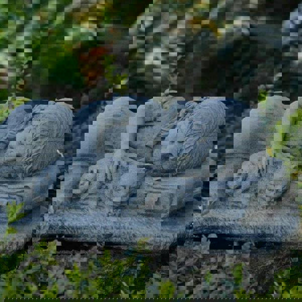 Small Girl with her Cat Garden Statue