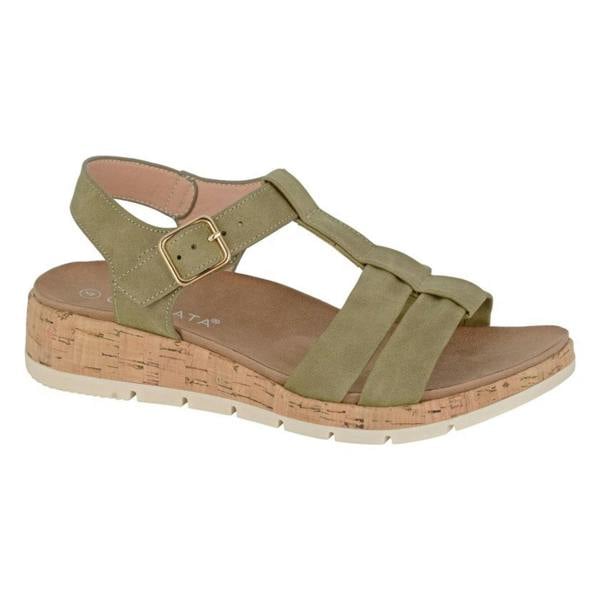 Cipriata Cipriata FADIA Womens Ankle Strap Sandals Green