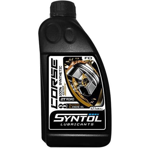 Syntol Fully Synthetic 2-Stroke 2T Motorcycle Engine Oil Ester Motocross 1L