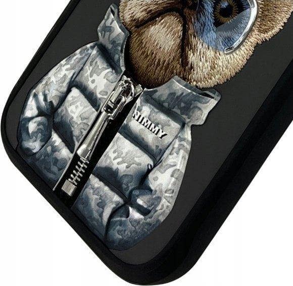 Nimmy Friends Cool & Cute 2.0 Dog Case for iPhone 16 Pro 6.3" Black - N-KM-iP16-Pro-01