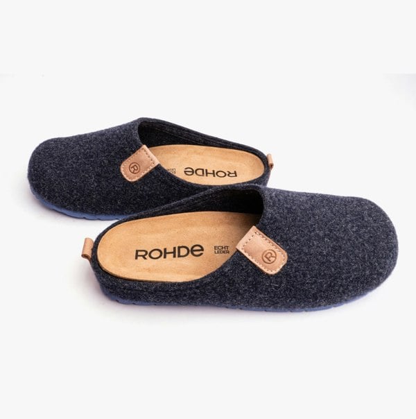 Rohe Rohde 6900-56 Mens Slippers Ocean Blue