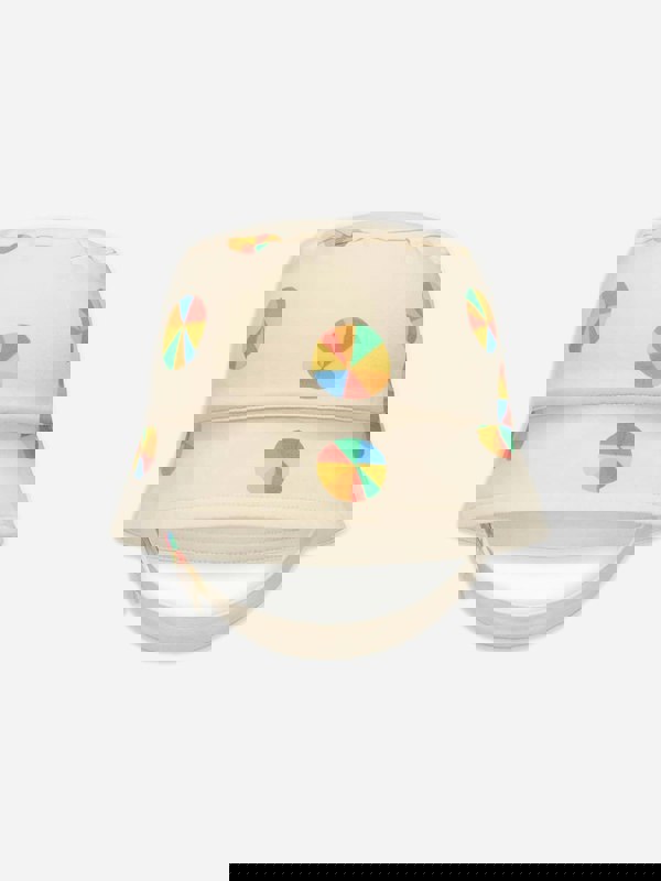 The Bonnie Mob Girls Chill Parasol Sun Hat in Ivory