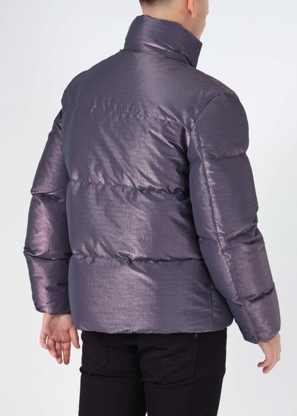 Belstaff Grid Paxton Down Jacket - Dark Garnet Purple