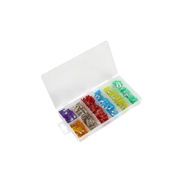 Sealey 120 Pce Automotive Car/Motorbike STANDARD Fuse Assortment 3-30 Amp BCF120