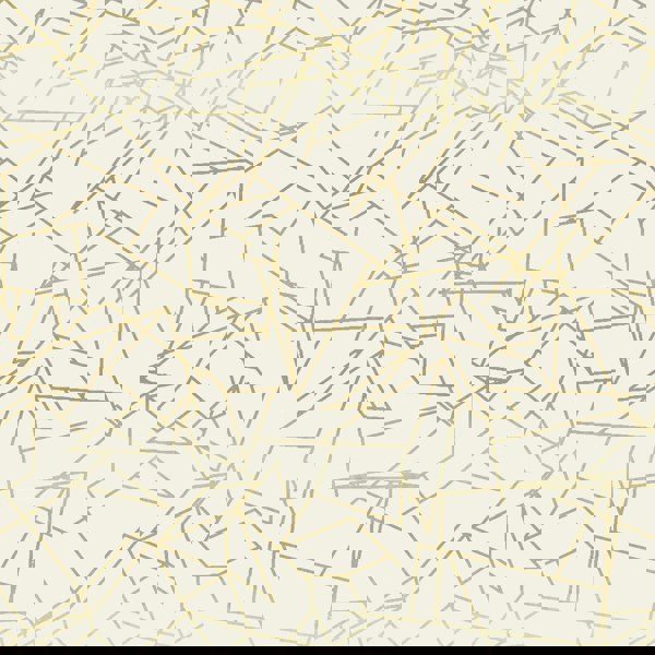 Angles cream/ gold wallpaper