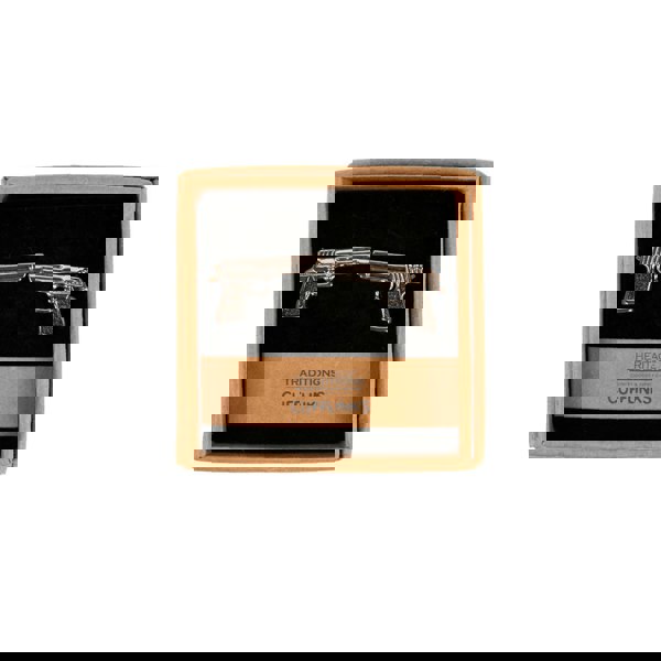 Heritage Traditions Cufflinks: Antique Silver Effect Metal