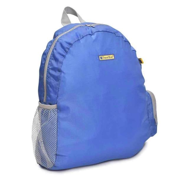 Travel Blue Foldable Backpack - Lightweight 11L Duffle Bag for Women, Durable Holdall Bag with Padded Straps