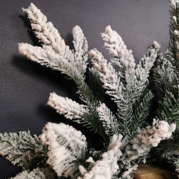 Samuel Alexander 1.8m Snow Flocked Lapland Christmas Garland with 150 Tips