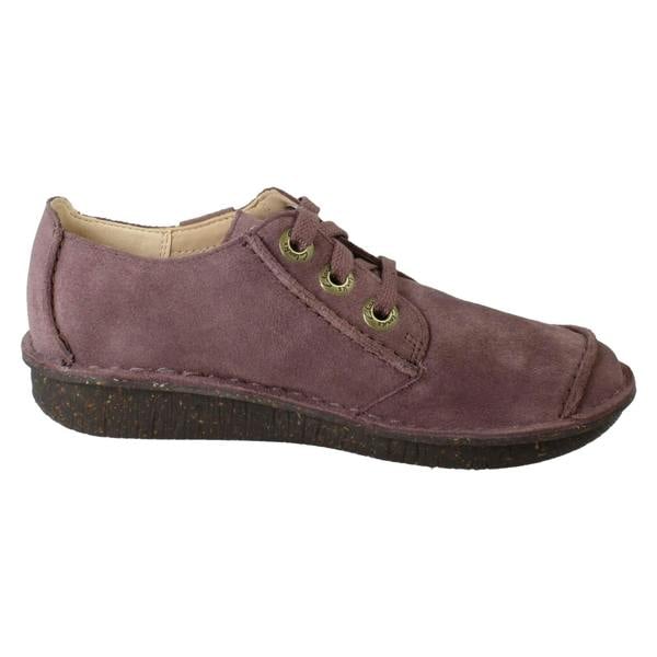 Clarks Ladies Clarks Comfortable Lace Up Flats Funny Dream