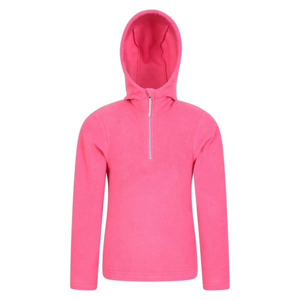 Mountain Warehouse Kids Camber II Fleece Hoodie - Bright Pink