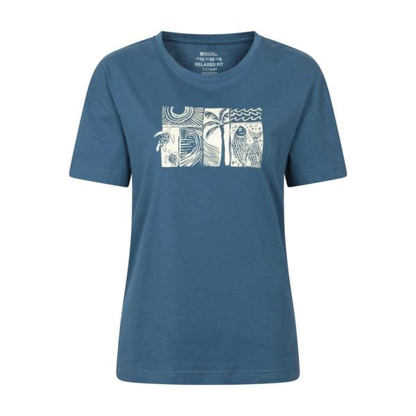 Mountain Warehouse Womens/Ladies Sea Relaxed Fit T-Shirt - Navy - 
