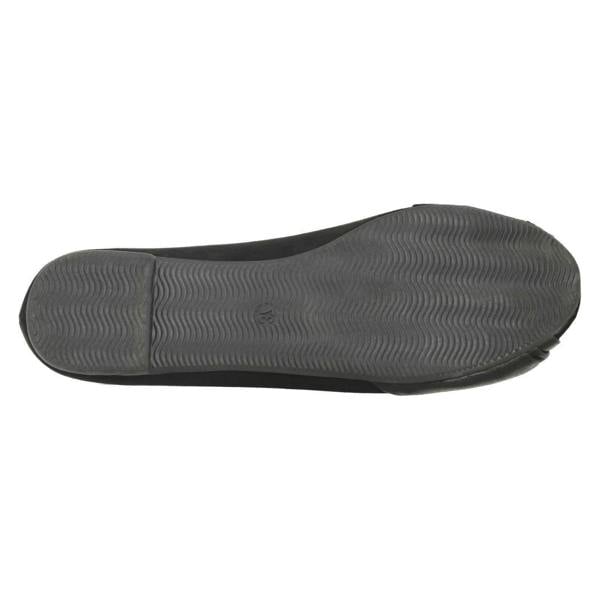 Spot On Ladies Spot On Twist Vamp Ballerinas