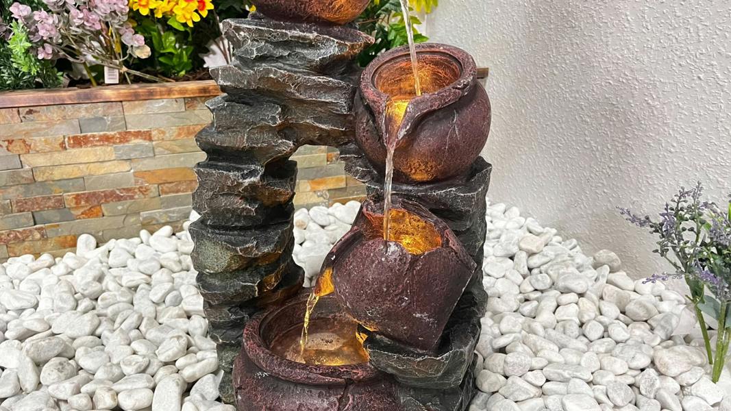 Tranquillity Water Features Copper Dale Falls Traditional Water Feature