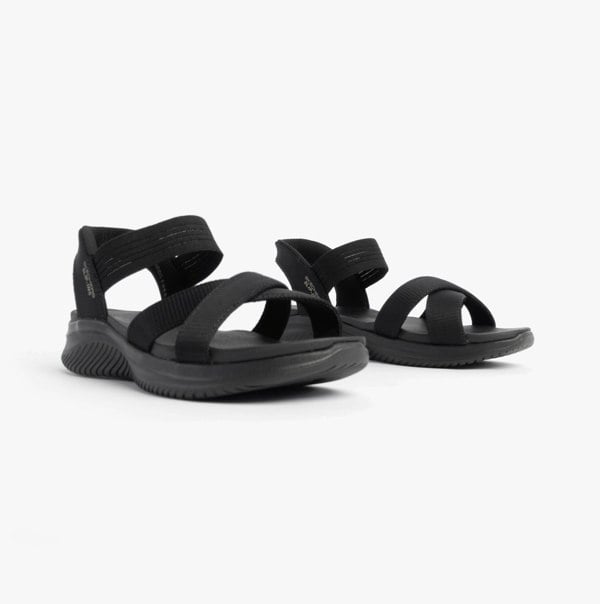 Skechers ULTRA FLEX 3.0 - NEVER BETTER Womens Sandals Black