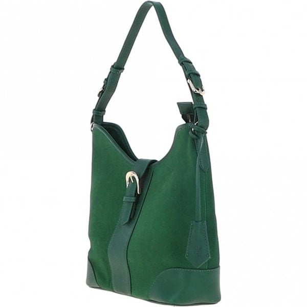 Ashwood Top Zip Suede Shoulder Handbag