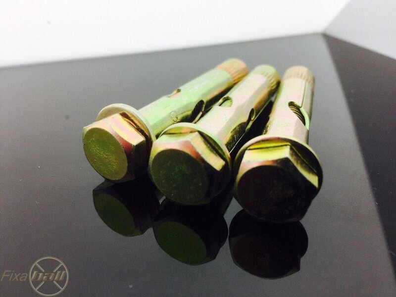 Fixaball 10mm Diameter Sleeve Masonry Concrete Anchor Bolt Type ZYP